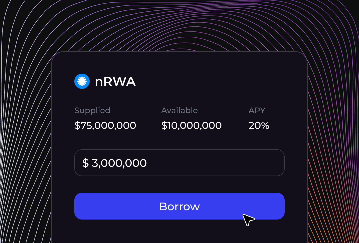 Borrow against your collateral and unlock liquidity.